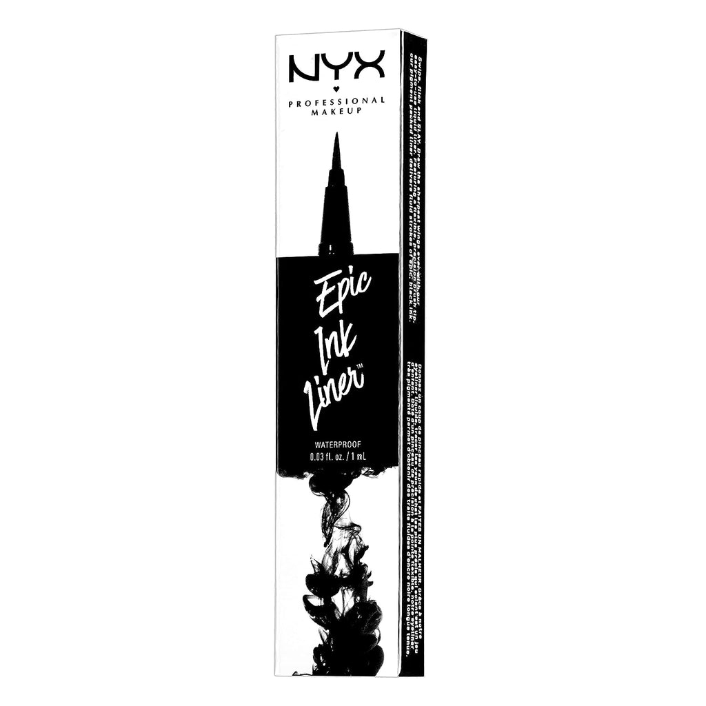 NYX PROFESSIONAL MAKEUP Epic Ink Liner Waterproof Liquid Eyeliner, Black, 2 Pack