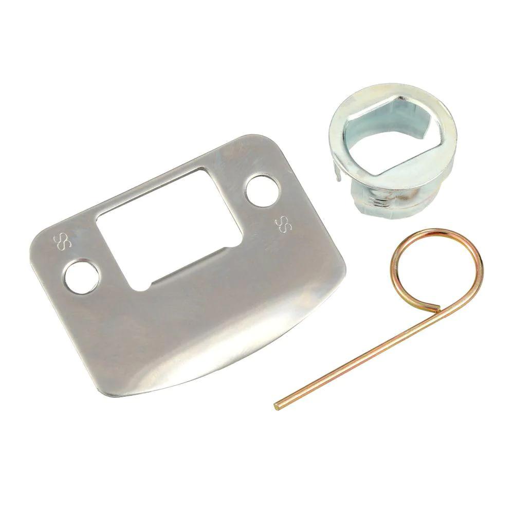 Elan Series Satin Chrome Commercial Bed and Bath Door Lever