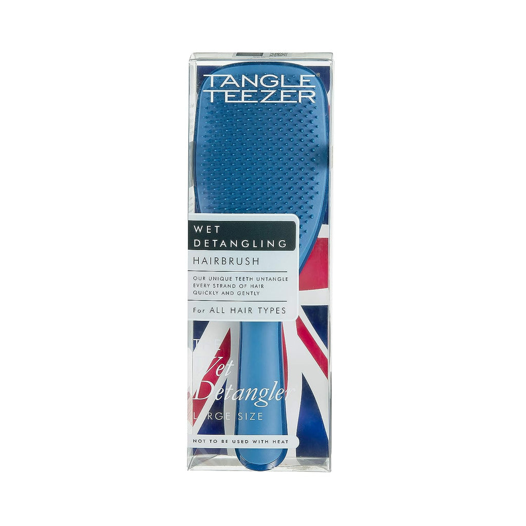 Tangle Teezer | The Large Wet Detangler Hairbrush for Wet &amp; Dry Hair | Long, Thick, Curly, Textured Hair | Eliminates Knots &amp; Reduces Breakage | Capri Blaze