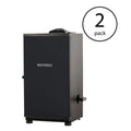 Outdoor Barbecue 30 Inch Digital Electric BBQ Smoker, Black (2 Pack)