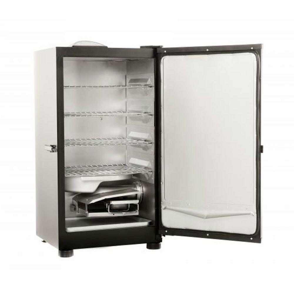 Outdoor Barbecue 30 Inch Digital Electric BBQ Smoker, Black (2 Pack)