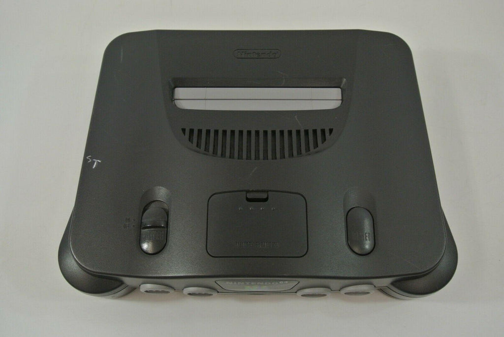 64 NUS-001 Video Game Console + Two Controllers No AV Cable It Works!