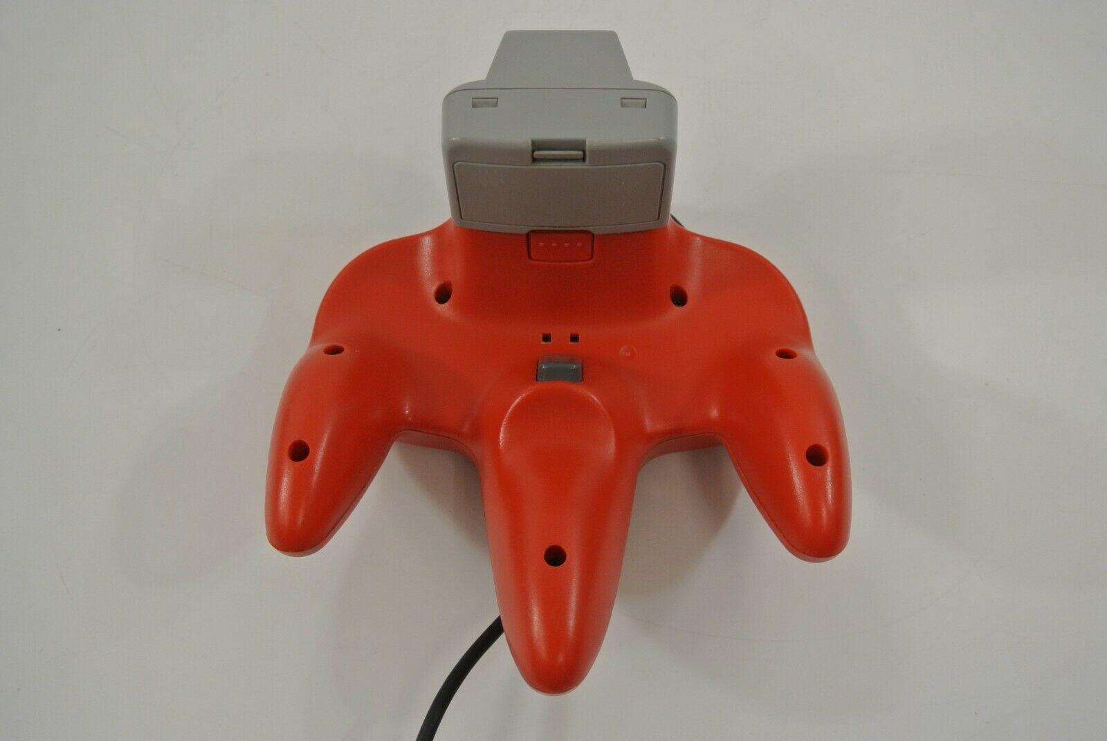 64 NUS-001 Video Game Console + Two Controllers No AV Cable It Works!