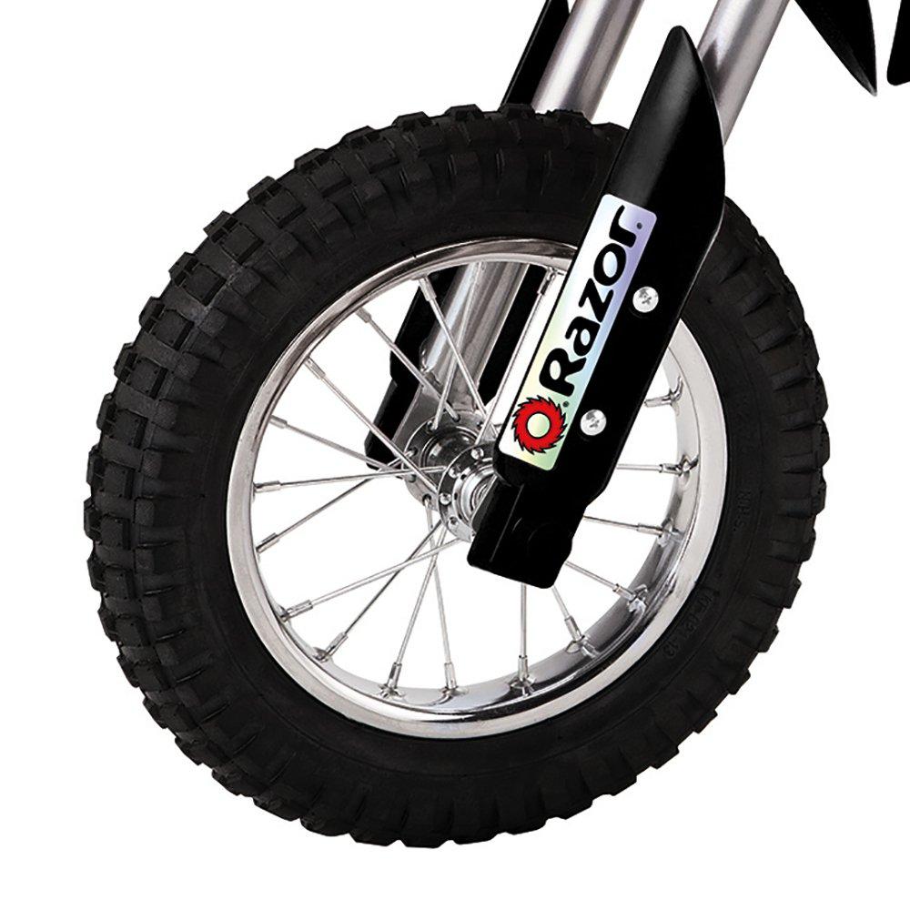MX400 Dirt Rocket 24V Electric Toy Motocross Motorcycle Dirt Bike, Black