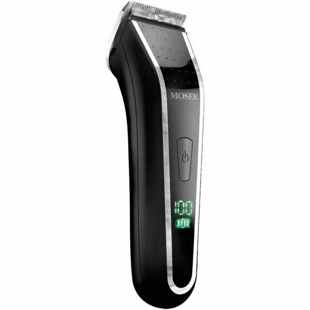 Moser 1902-0460 1900 Lithium Pro Series LCD Hair Clippers Trimmer Black 1902