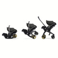 Effortless Baby Strolling, 4-in-1 Foldable Stroller For Use In Shopping Malls, Supermarkets, And Outdoors,  Thanksgiving, Christmas, Year Gift