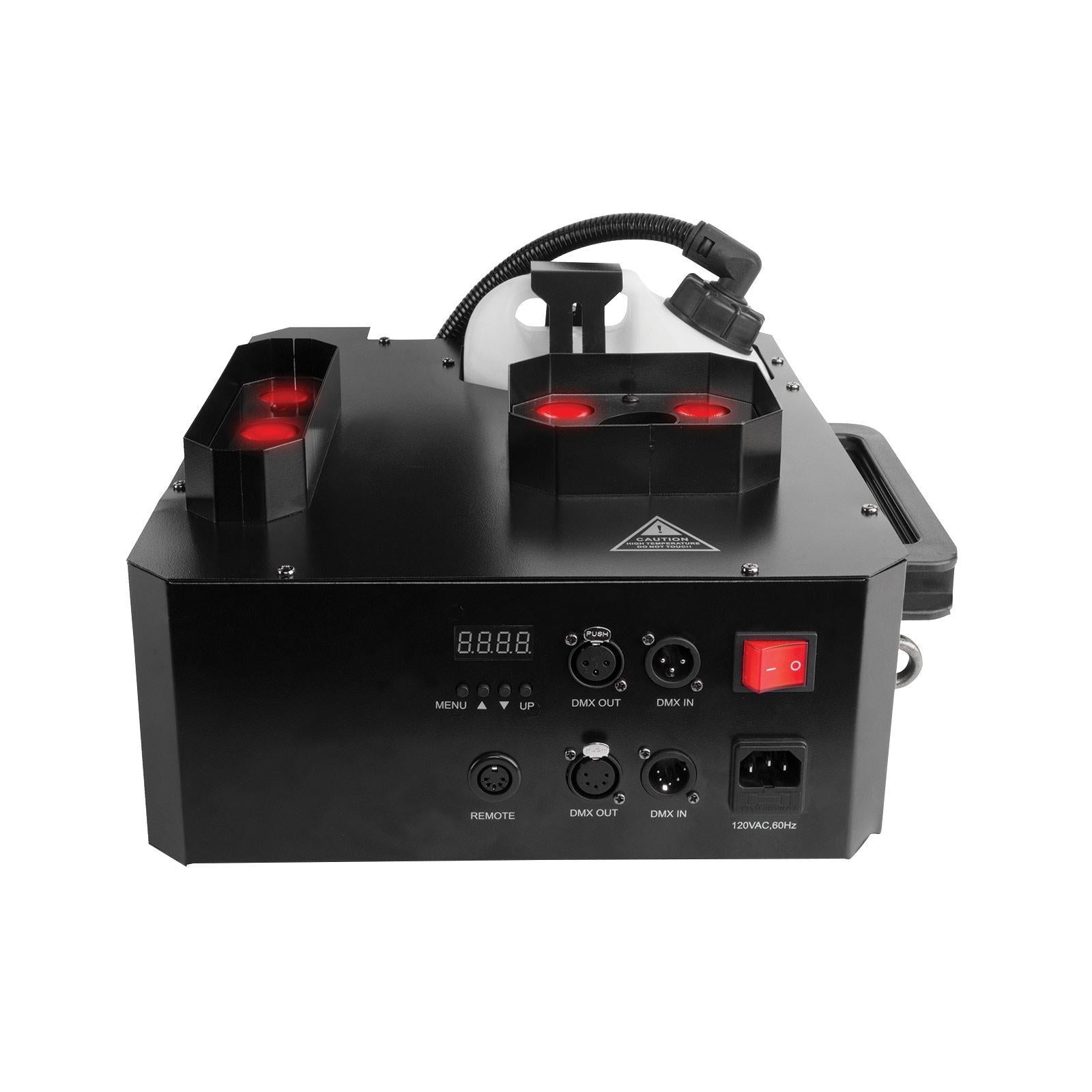 Chauvet DJ Geyser P7 RGBA+UV Pyrotechnic-Like Fog Machine with Multi-Purpose Padded Utility Case Package