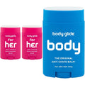 BodyGlide For Her Anti Chafe Balm: anti chafing stick. Prevent rubbing leading to chafing, raw skin, and irritation: 1.5oz-2pack &amp; Body Glide Original Anti-Chafe Balm