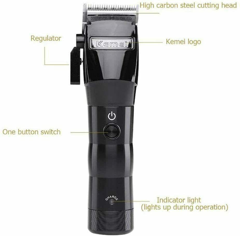 Kemei Men's Electric Powerful Cordless Styling Tools Hair Clipper Trimmer