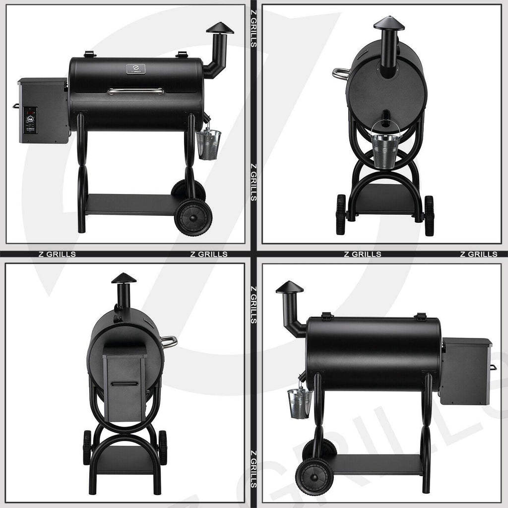 ZPG-550B Pellet Grill BBQ Smoker with Digital Control 520 sq.in