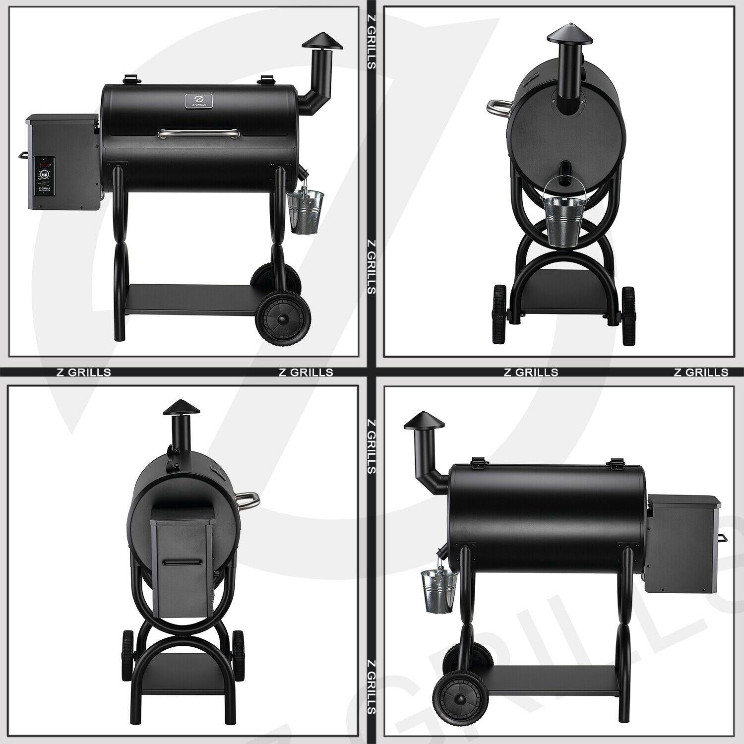 ZPG-550B Pellet Grill BBQ Smoker with Digital Control 520 sq.in
