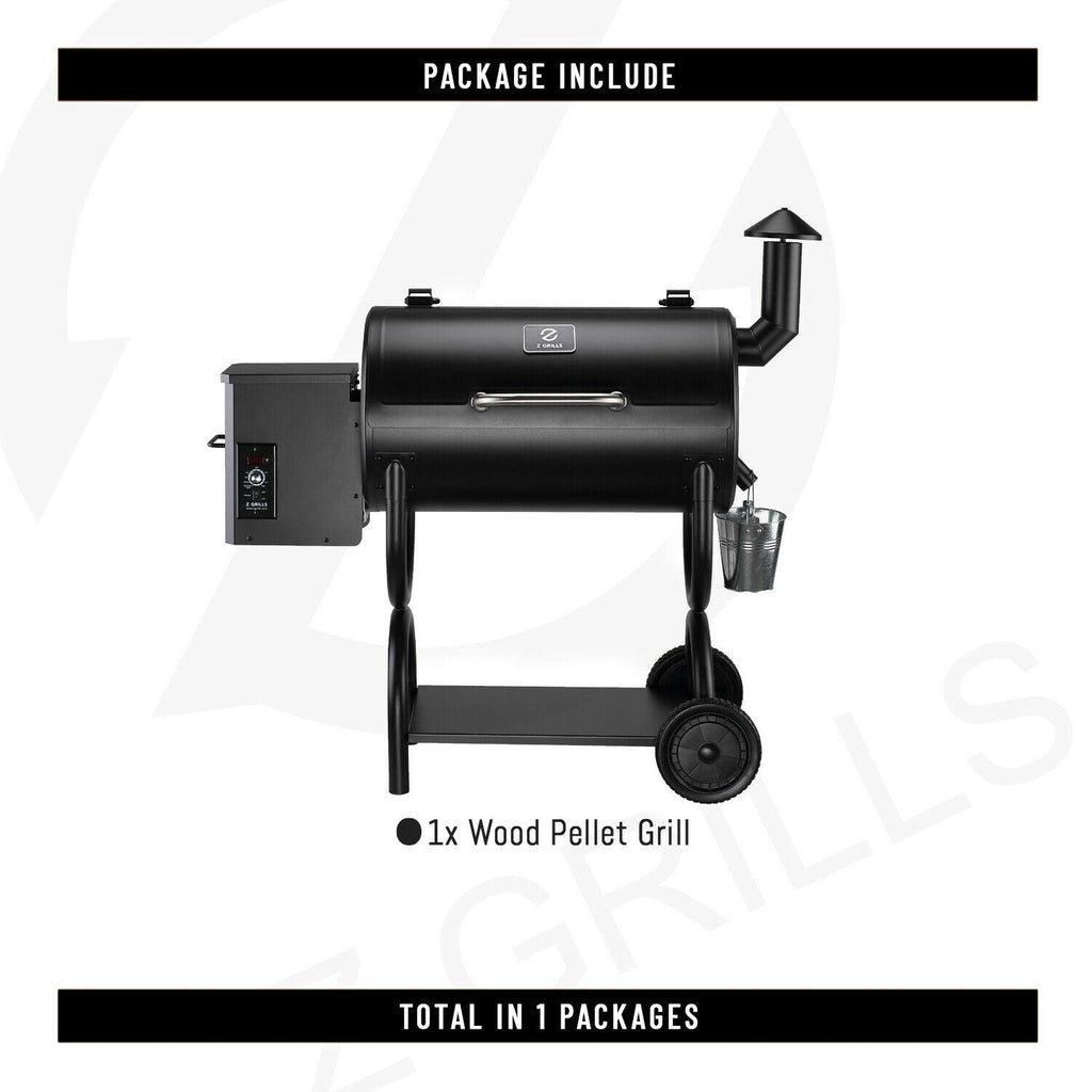 ZPG-550B Pellet Grill BBQ Smoker with Digital Control 520 sq.in