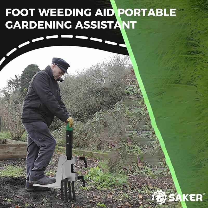 Portable Foot Weeding Aid