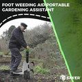 Portable Foot Weeding Aid