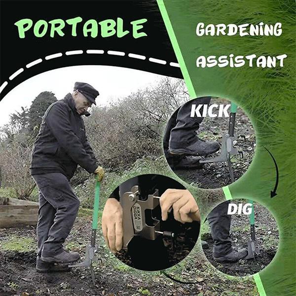 Portable Foot Weeding Aid
