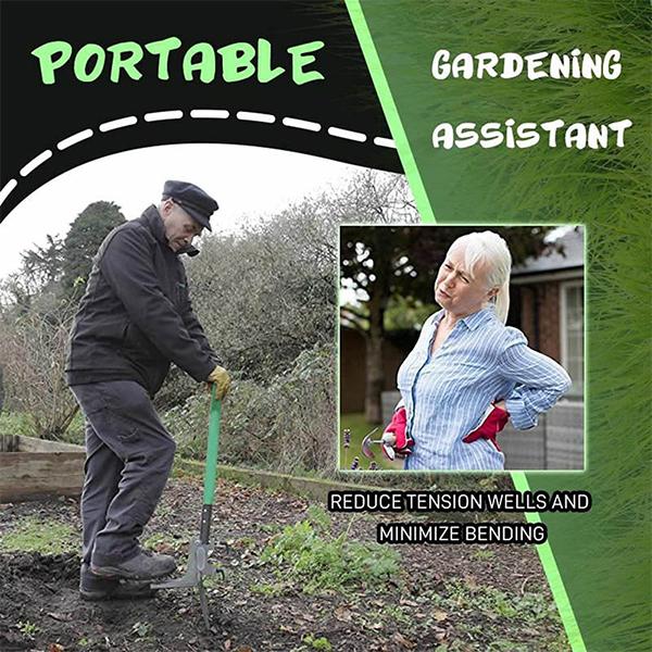 Portable Foot Weeding Aid