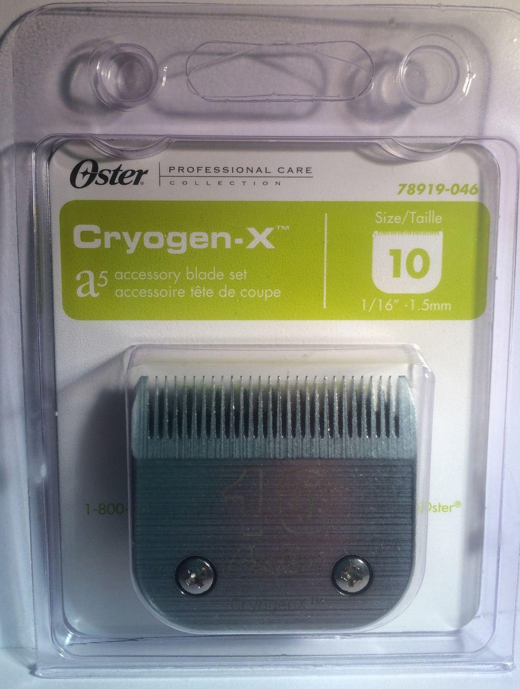 Oster A-5 #10 Cryogen-X Clipper Blade #78919-046