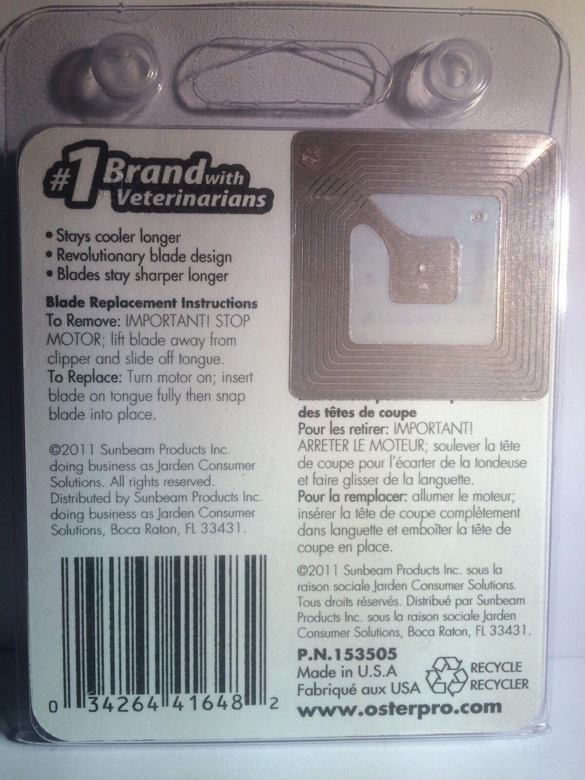 Oster A-5 #10 Cryogen-X Clipper Blade #78919-046