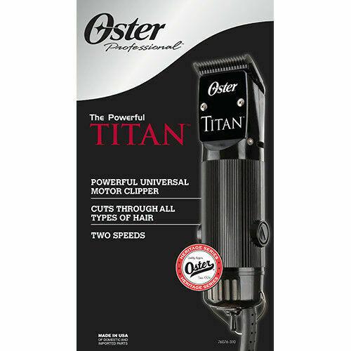 OSTER  2 Speed Professional Hair Clipper 76076-310 -Blades 000 & 1 Included