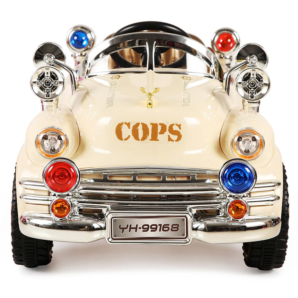 Xmas Gift Kids Ride On Car 6V Battery Powered Classic RC Remote control w/Opening Doors