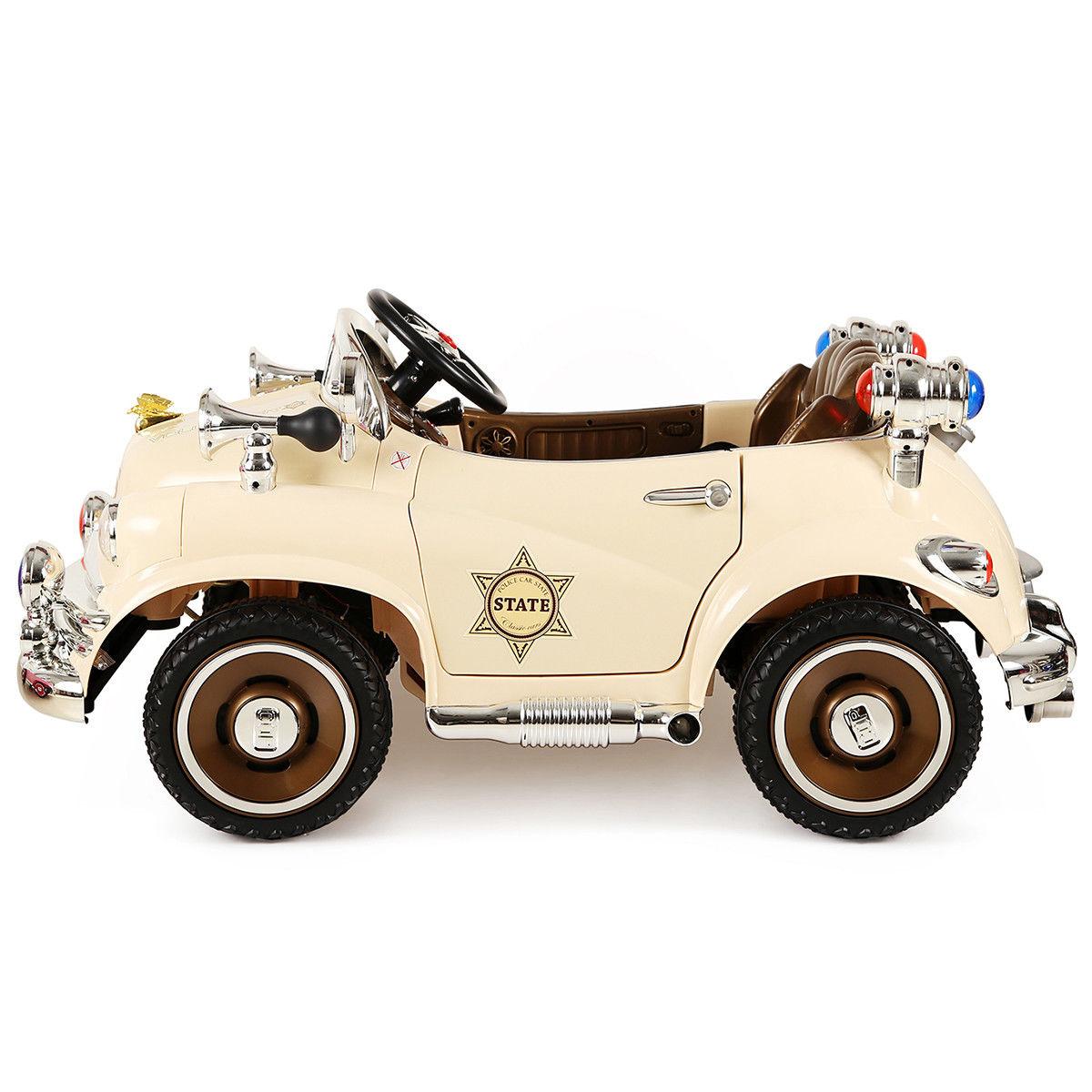 Xmas Gift Kids Ride On Car 6V Battery Powered Classic RC Remote control w/Opening Doors