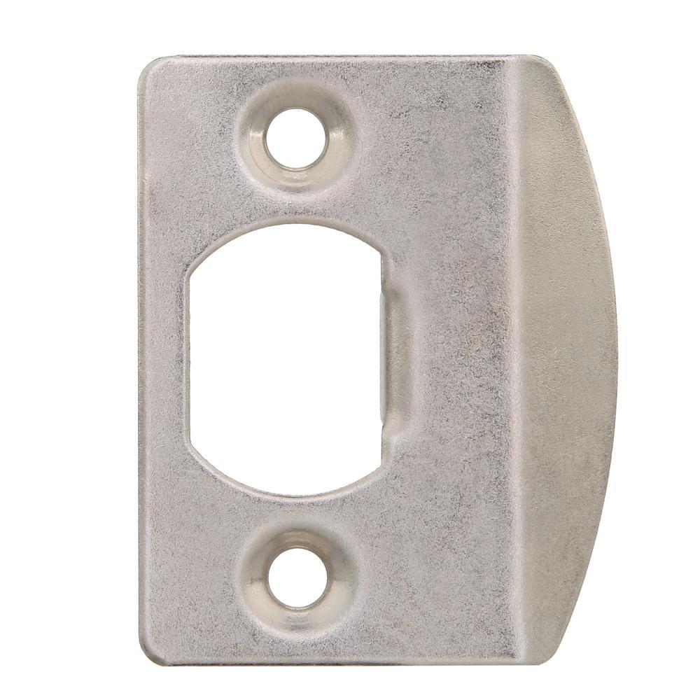 Satin Nickel Latch Strike (2 per Pack)