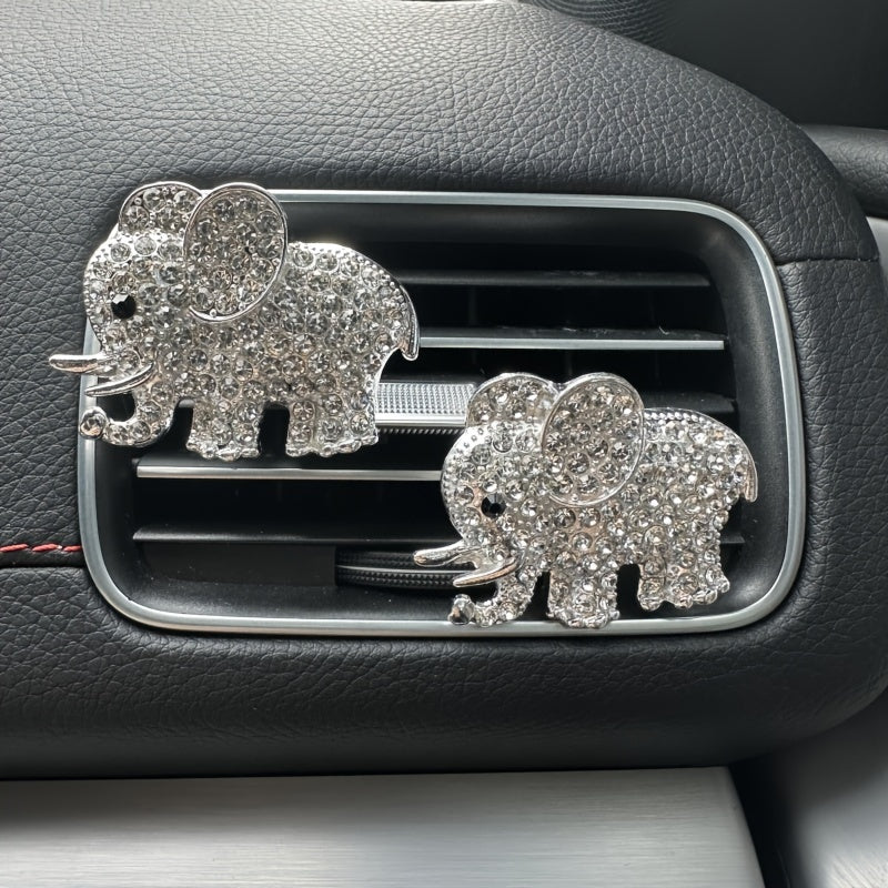 Elevate Your Car's Aroma With This Stylish Elephant Car Air Vent Perfume Clip