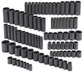 Stanley Proto Proto J7274 3/8, 1/2" Drive 86Piece Impact Socket Set - 6 Pt. (1 Set Pack)