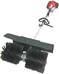 DNYSYSJ 2-Cycle Engine Handheld Gas Powered Broom,52cc Walk Behind Sweeper for Lawn Care Driveways 2.3HP, 1700W