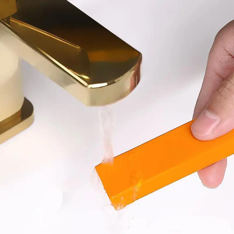 1pc Easy Limescale Eraser, Remove Rust And Scale From Bathroom And Kitchen Surfaces With Rubber Brush