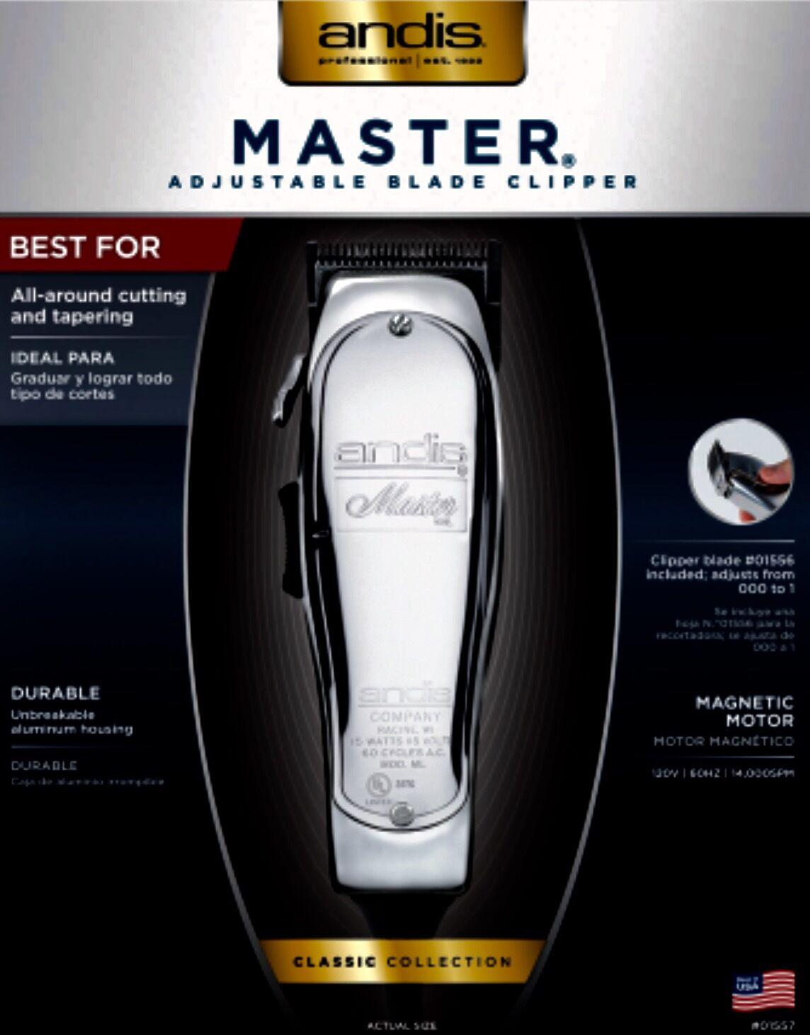 ANDIS  ADJUSTABLE BLADE CLIPPER #: 01557, UPC 040102015571 , MADE IN USA