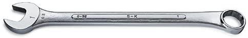 SK Professional Tools C82 12-Point Fractional Wrench - Standard, 2-9/16 in. Combination Chrome Wrench with SuperKrome Finish, Made in USA