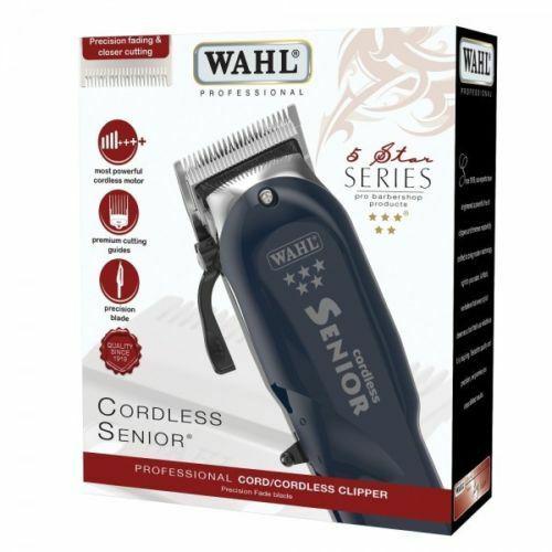 WAHL PROFESSIONAL 5 STAR SENIOR CORDLESS HAIR CLIPPER *UK PLUG*