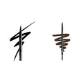 NYX PROFESSIONAL MAKEUP Epic Ink Liner, Waterproof Liquid Eyeliner - Black, Vegan Formula &amp; Micro Brow Pencil, Eyebrow Pencil - Espresso