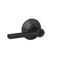 Latitude Matte Black Keyed Entry Door Lever