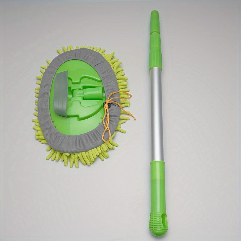 1pc Microfiber Car Wash Brush Mop Kit, Mitt SponWith Long Handle Car Cleaning Supplies Kit Duster Washing Car Tools Accessories For Car RV Truck