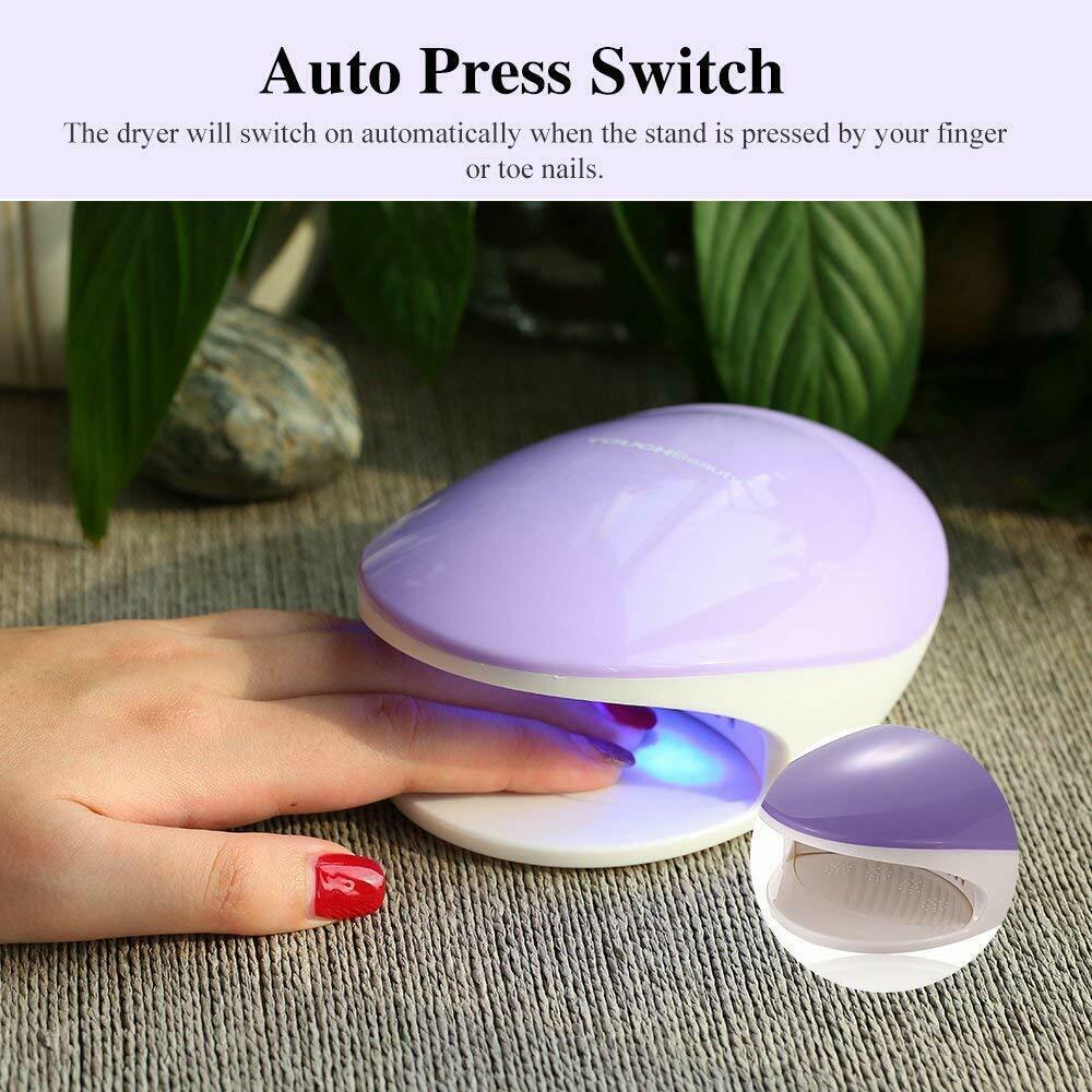 Regular Mini Nail Polish Dryer Women Decoration Plastic Electrical Fan Light