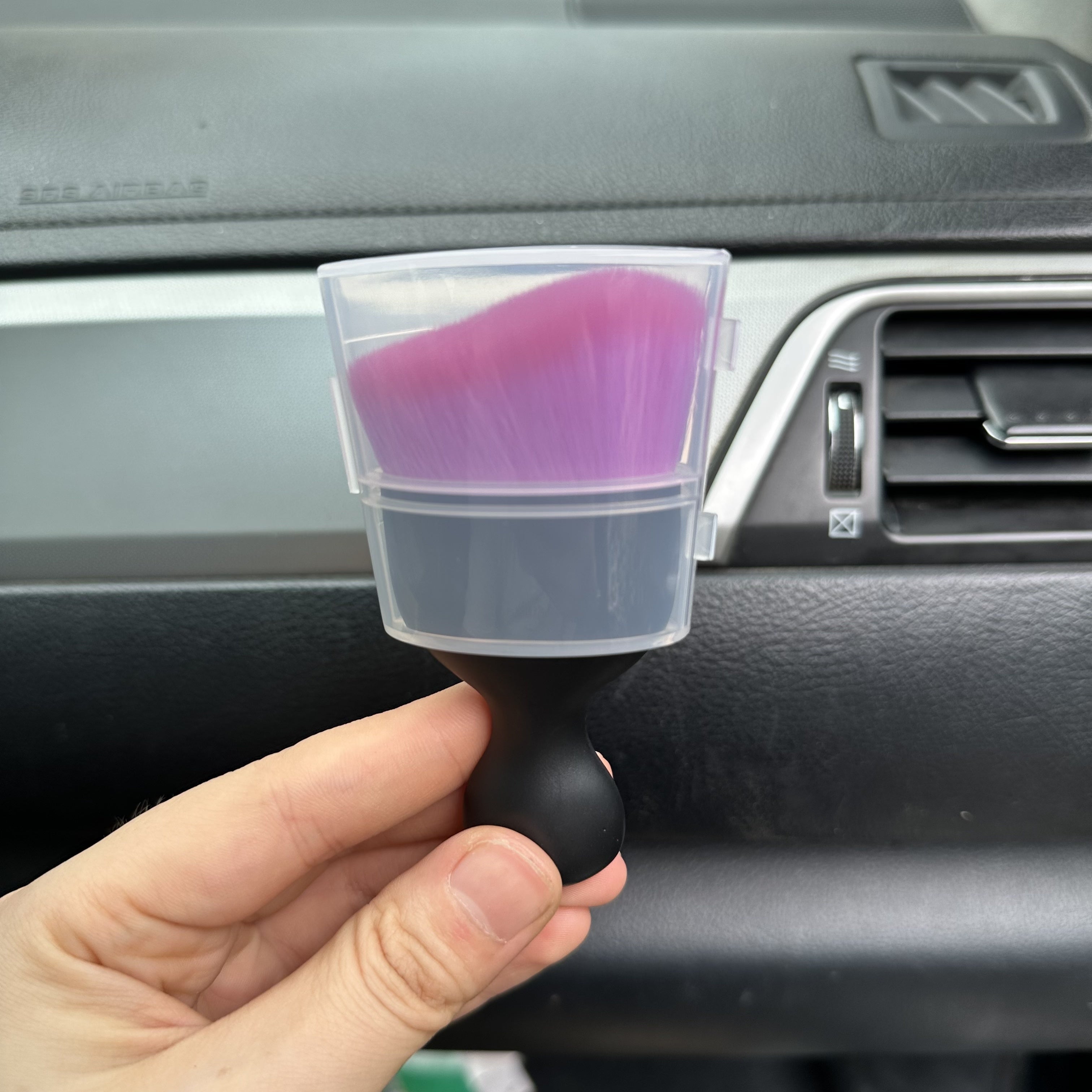 Car Interior Detail Brush Cleaning Maintenance Car Brush Air Conditioner Air Vent Dust Soft Bristle Brush Car Cleaning Care Brush
