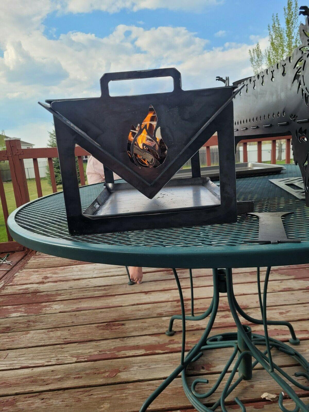 Lil-Cajun Go-N-grill portable grill & fire pit