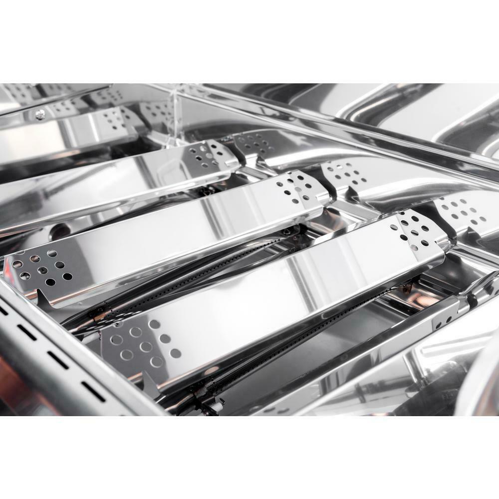 Propane Gas Grill 46 in. H 4-Burner Freestanding/Cart Style  Steel
