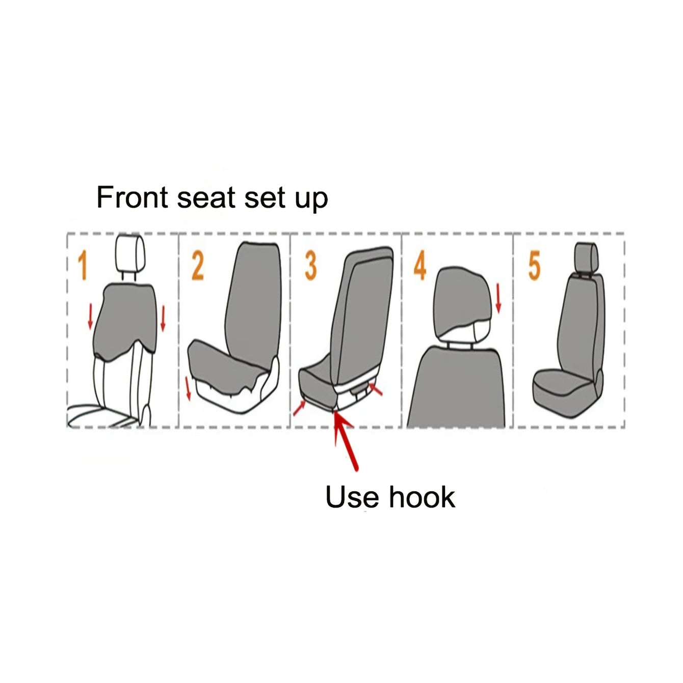 Upgrade Your Car's Interior With This Universal Seat Cover Set - 2pcs, Multi-color, 2mm Sponge!