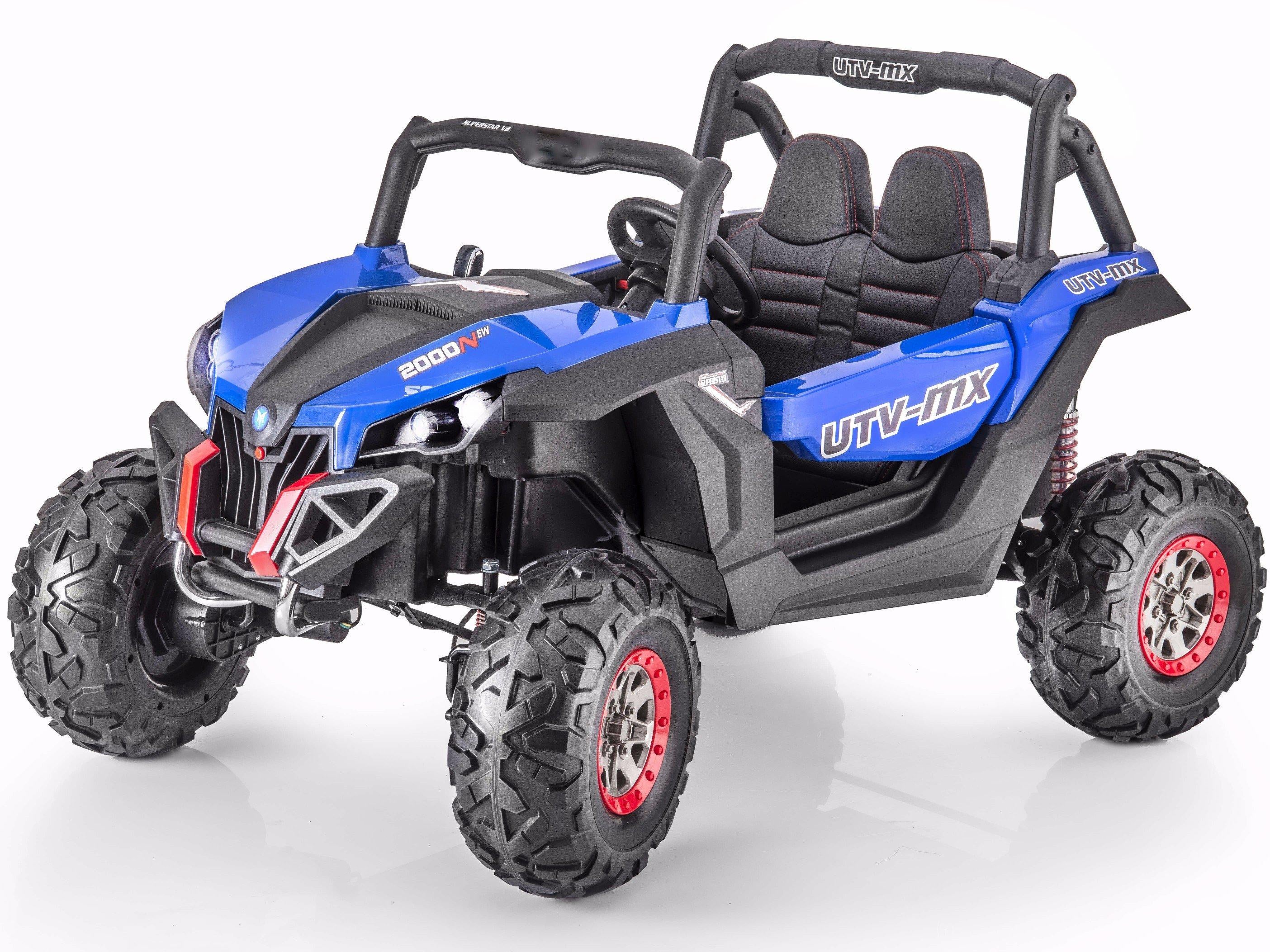 4X4 Sport Edition 2 Seater 12V By / UTV Style Kids Electric Ride On Car with RC