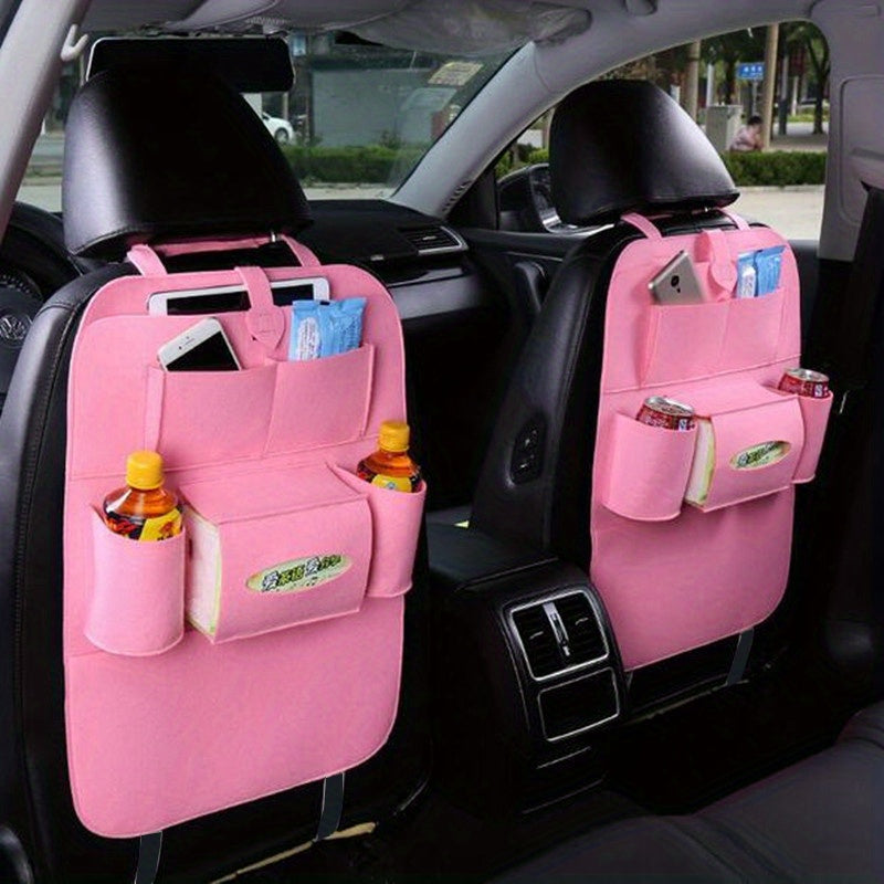 1pc Multifunctional Universal Auto Car Back Seat Organizer Holder Ceiling Hanging StoraBag