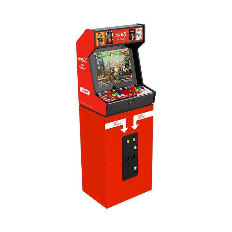 SNK MVSX Counter Top Arcade Machine with 50 SNK Classic Games - 57" Tall with Included Stand