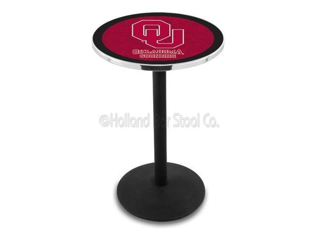 L214C36Oklhma 36 In. Chrome Oklahoma Pub Table