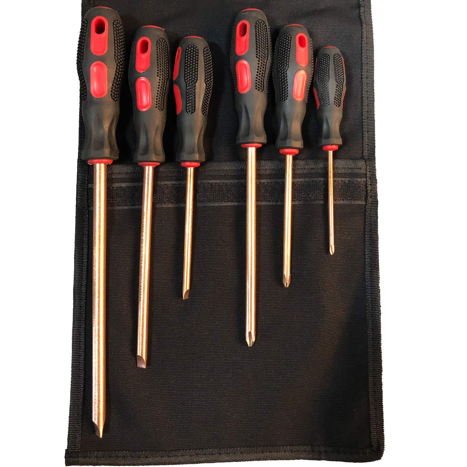 C.S. UniFlat &amp; Philips Head Screwdriver Kit Non-Sparking, Non-Magnetic, Corrosion Resistant TUV Certified EX801-Kit B