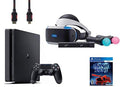 PlayStation VR Start Bundle 5 Items:VR Headset,Move Controller,PlayStation CamMotion Sensor, Sony PS4 Slim 1TB Console - Jet Black,VR Game Disc PSVR Battlezone