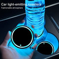Light Up Your Car With Colorful Smart Luminous Water Coaster Atmosphere Lights!