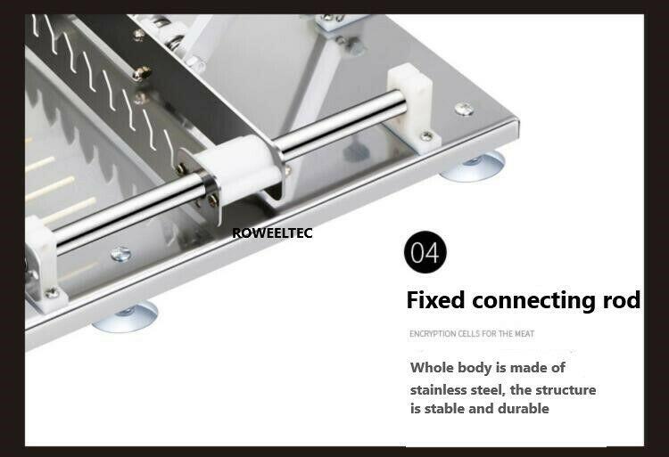 steel manual doner kebab meat skewer machine T