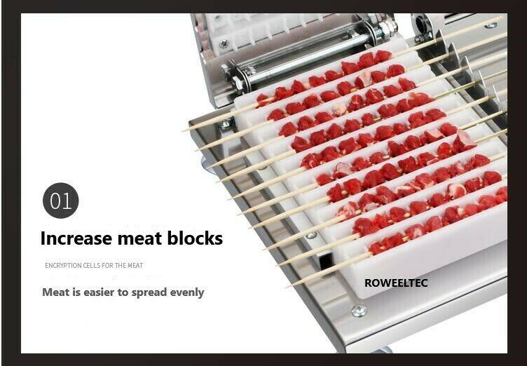 steel manual doner kebab meat skewer machine T